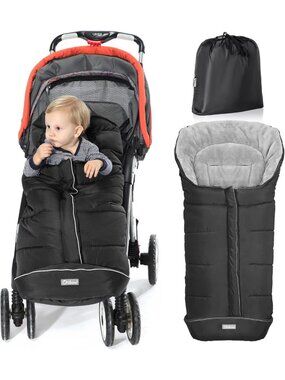 Universal Weather-Proof Baby Stroller Footmuff | Cozy Warm Bunting Bag